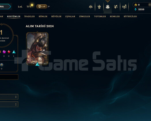 TR Silver 2 | 1 Kostüm - 27 Hero | LoL Hesap