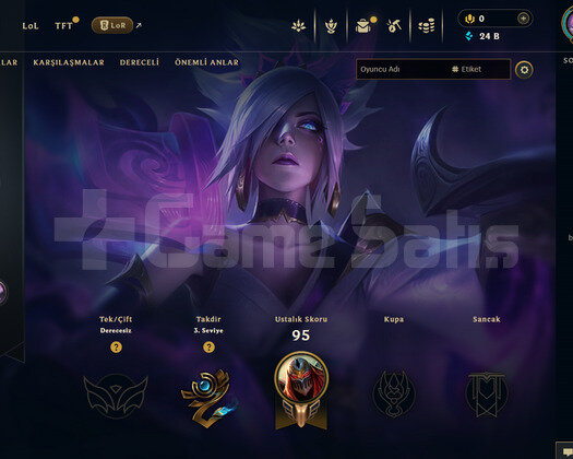TR Unranked | 1 Kostüm - 24 Hero | LoL