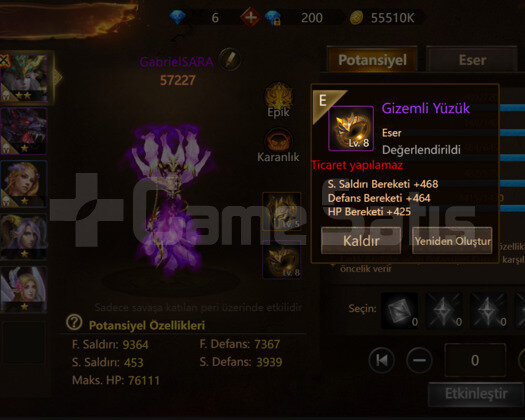 S 29 BÜYÜCÜ 575 K SG LWL 8 ESERLİ GAİA