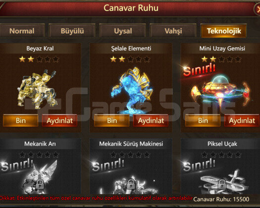 S 29 BÜYÜCÜ 575 K SG LWL 8 ESERLİ GAİA