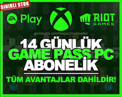 GAME PASS PC + EA PLAY + RIOT GAMES | 14 GÜNLÜK