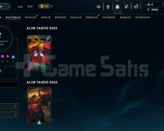 TR DEMİR 2 S12 HESABI 2 KOSTÜM