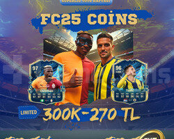 FC25 Coins - 300K/270 TL  İNDİRİMLİ-SINIRLISTOK