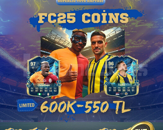 FC25 Coins - 600K/550 TL  İNDİRİMLİ-SINIRLI STOK