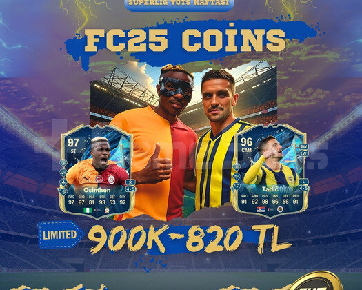FC25 Coins - 900K/820 TL  İNDİRİMLİ - SINIRLI STOK
