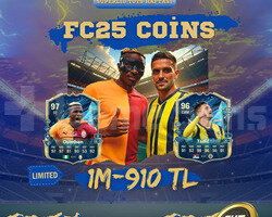 FC25 Coins - 1MİL./910 TL  İNDİRİMLİ-SINIRLI STOK