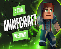 Minecraft 3 Aylık Premium + Garanti