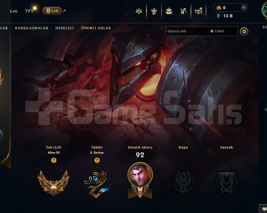 TR Gold 3 | 2 Kostüm - 21 Hero | LoL