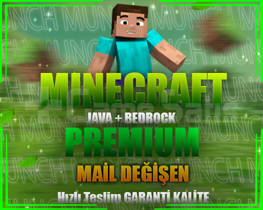 MAİL DEĞİŞEN MINECRAFT PREMIUM | SINIRSIZ DESTEK