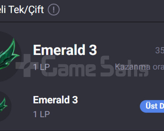 EUW EMERALD 3/65WR/59K MAVİ ÖZ/TAKDİR 5/