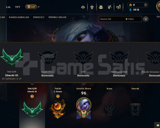 EUW EMERALD 3/65WR/59K MAVİ ÖZ/TAKDİR 5/