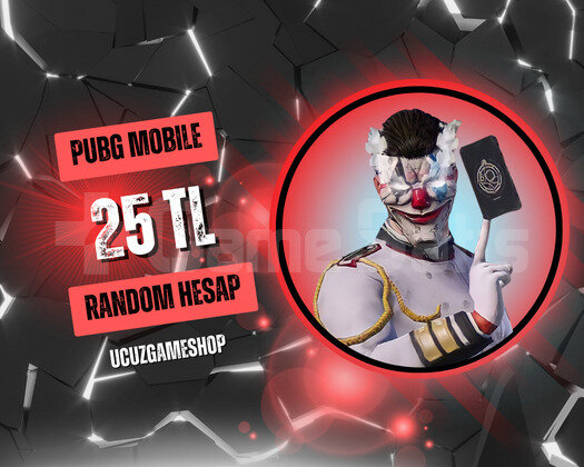25 TL ÖZEL STOK PUBG MOBİLE RANDOM HESAP