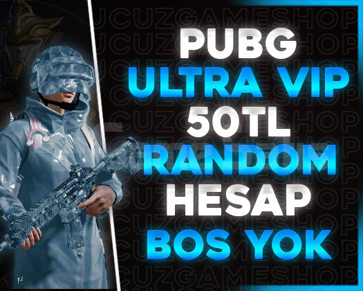 BOS YOK | 50 TL ÖZEL STOK PUBG RANDOM HESAP VİP++