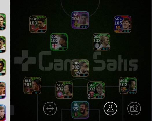 104 RONALDO 103 BECKHAM DOLU DOLU HESAP