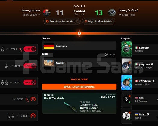 FACEIT VE PREM BOOST
