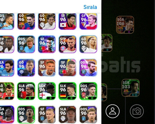 KG3180106 MESSİ 105 RUMMENİGE 103 FERDİ