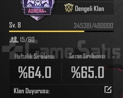 8.7 SV KLAN SATILIK HIZLI TESLİMAT