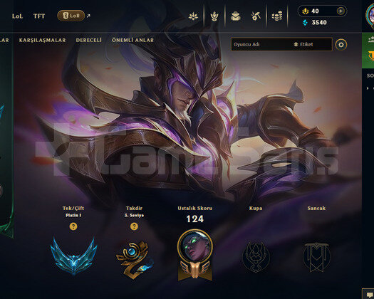 TFT  Chibi Kanlı Ay Aatroxlu Satılık Hesap