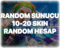 VALORANT RANDOM SUNUCU 10-20 SKIN GARANTİLİ RANDOM