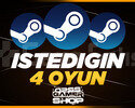 İstediğiniz 4 Oyun + Garanti