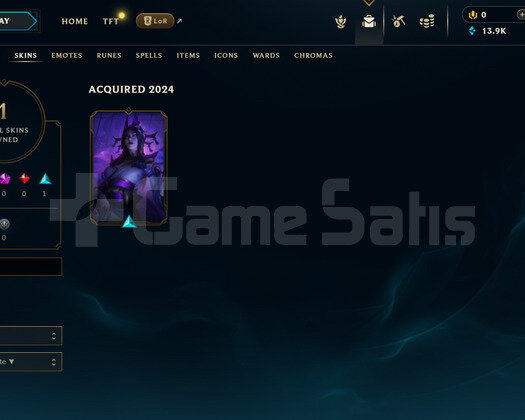 EUW Unranked | 1 Kostüm - 13K Mö | LoL Hesap