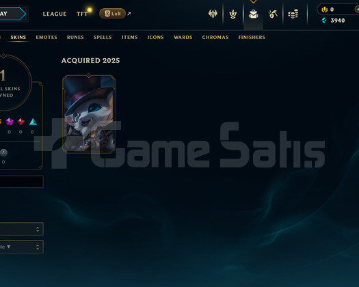 EUW Unranked | 1 Kostüm - 31 Hero | LoL Hesap