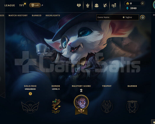 EUW Unranked | 1 Kostüm - 31 Hero | LoL Hesap