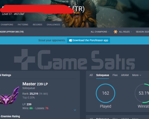 TR MASTER 240LP I GM-CHA ELO I 15K MAVİ ÖZ