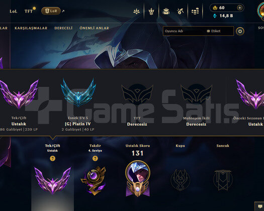 TR MASTER 240LP I GM-CHA ELO I 15K MAVİ ÖZ
