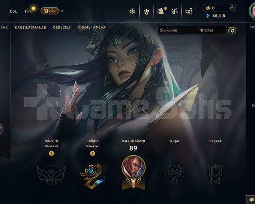 TR Unranked | 1 Kostüm - MÖ 42,1K | LoL