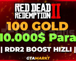 100 Gold + 10.000 RDR2 Online Boost