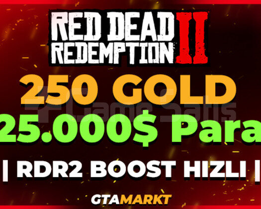 250 Gold + 25.000 RDR2 Online Boost