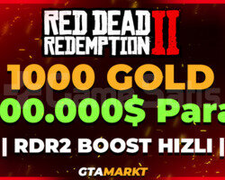 1000 Gold + 100.000 RDR2 Online Boost