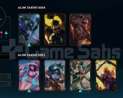EUW X 47 LVL X 7 SKIN X 34 HERO X 6K ÖZ X 2600 ÖZ