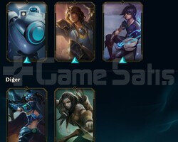 EUW X 35 LVL X 5 SKIN X 41 HERO X 1K ÖZ X 2100 ÖZ