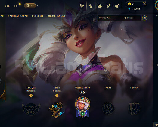 EUW Unranked | 2 Kostüm - 12K Mö | LoL Hesap