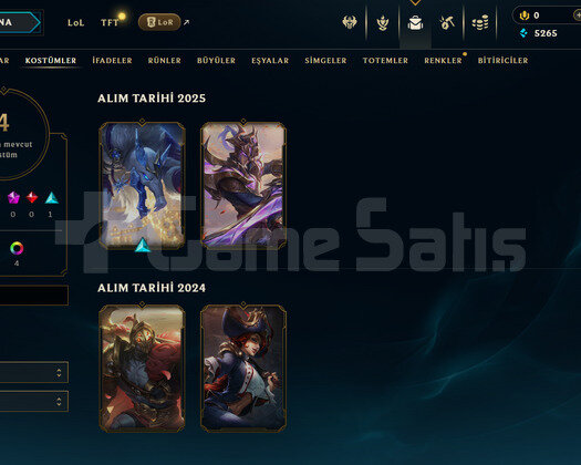 EUW Geçen Sezon Plat | 4 Kostüm - 33 Hero | LoL He