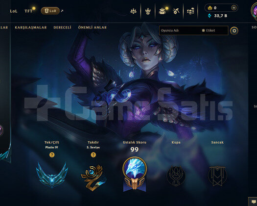 TR Plat 4 | 4 Kostüm - 33 Hero | LoL