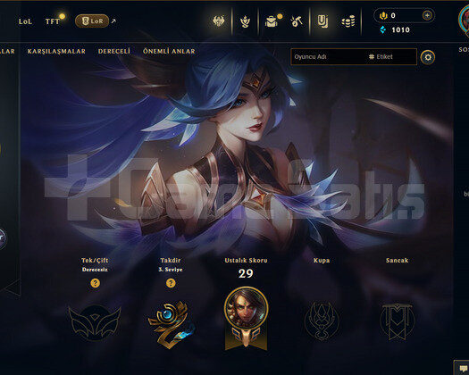 EUW Unranked |1 Kostüm - 24 Hero | LoL Hesap
