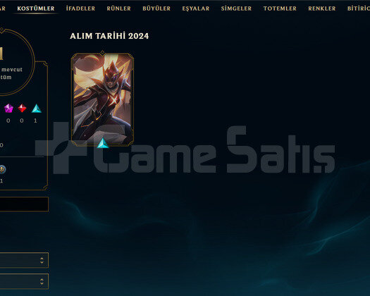 EUW Unranked | 1 Kostüm - 34 Hero | LoL Hesap