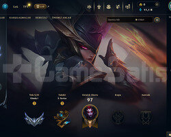 EUW Silver 1 | 3 Kostüm - 11K Mö | LoL Hesap