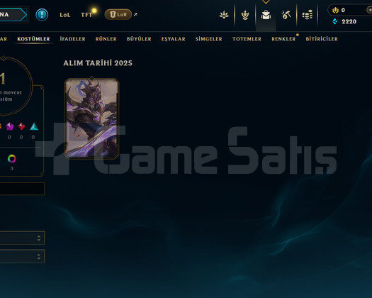 EUW Silver 4 | 1 Kostüm - 31 Hero | LoL Hesap