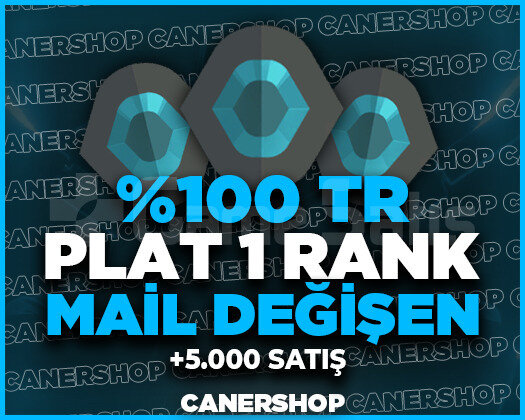 TR BÖLGE - PLAT 1 RANK - MAİL DEĞİŞİR - 7/24DESTEK