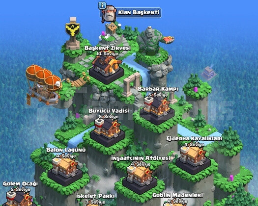 21 SEVİYE KLAN BAŞKENT 10 SEVİYE