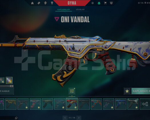 Oynamadığım için satıyorum.Popüler silahlar skinli