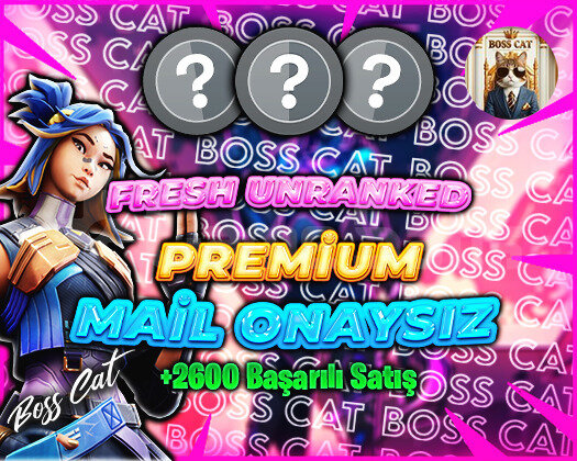 TR +20 LVL UNRANKED - MAİL ONAYSIZ - FRESH!