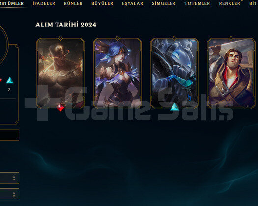 TR Unranked | 5 Kostüm - 30 Hero | LoL Hesap