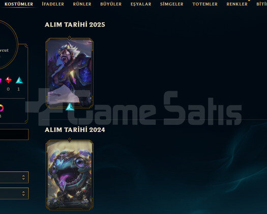 TR Unranked | 2 Kostüm - 34 Hero | LoL Hesap