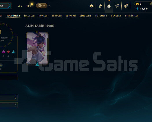 EUW Silver 3 | 1 Kostüm - 12K Mö | LoL Hesap