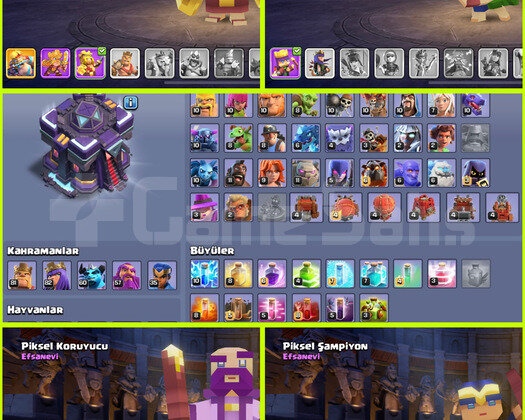 !! PİKSEL SET + MUHTEŞEM EKİPMANLI MAX TH 15 !!